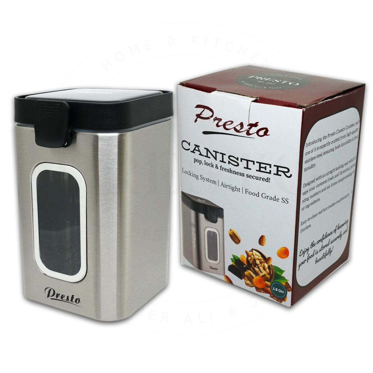 Stainless Steel Airtight Container