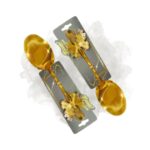 Golden Butterfly Motif Stainless Steel Cutlery