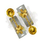 Golden Butterfly Motif Stainless Steel Cutlery