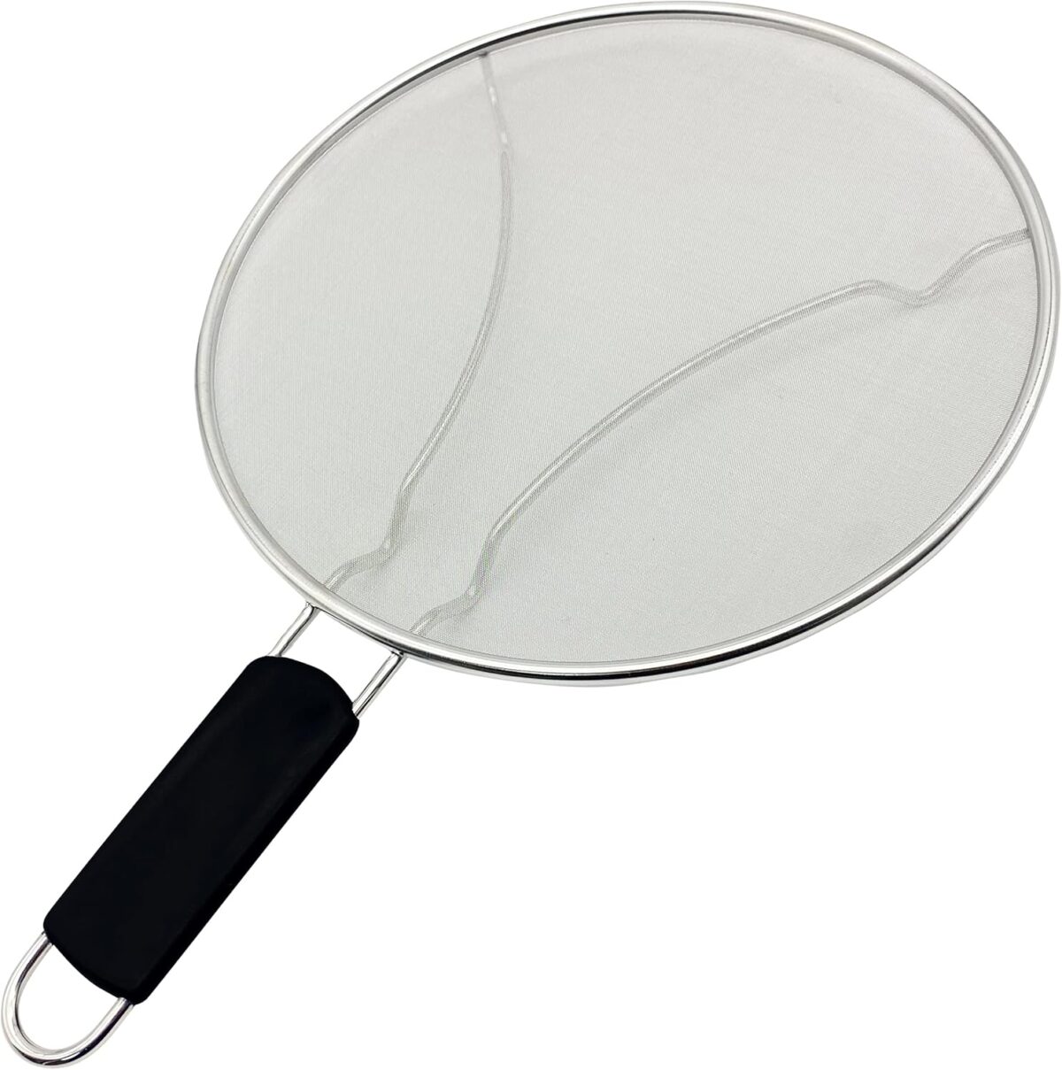 Stainless Steel Splashproof Screen Protector – Oil Splatter Guard for Frying Pans