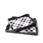 Burberry Check 2 Piece Tray