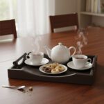 Dark Walnut 2 Piece Tray Set Model